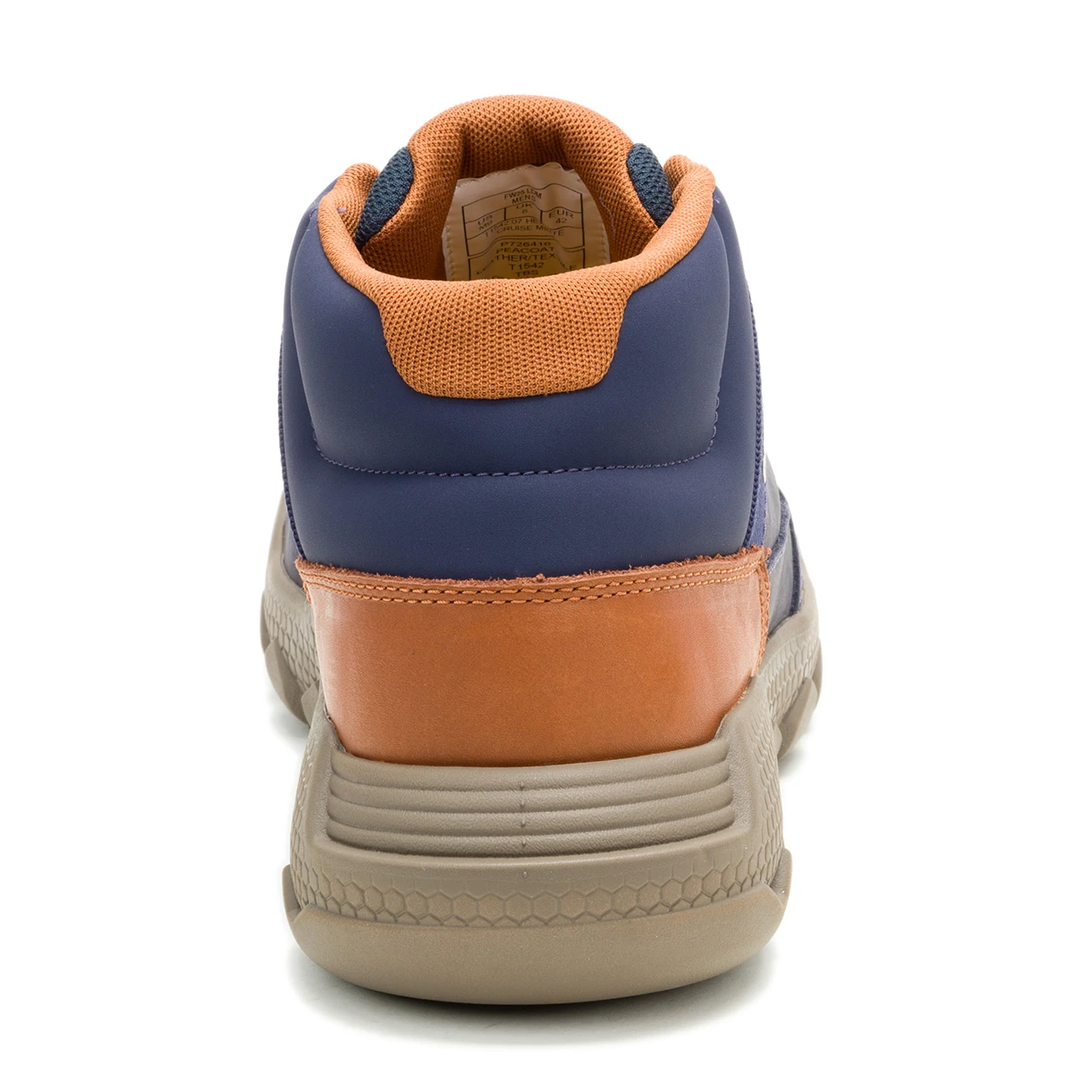 ZAPATILLAS HOMBRE CATERPILLAR URBANAS AZUL HEX LITE CRUISE MID CUERO - 4