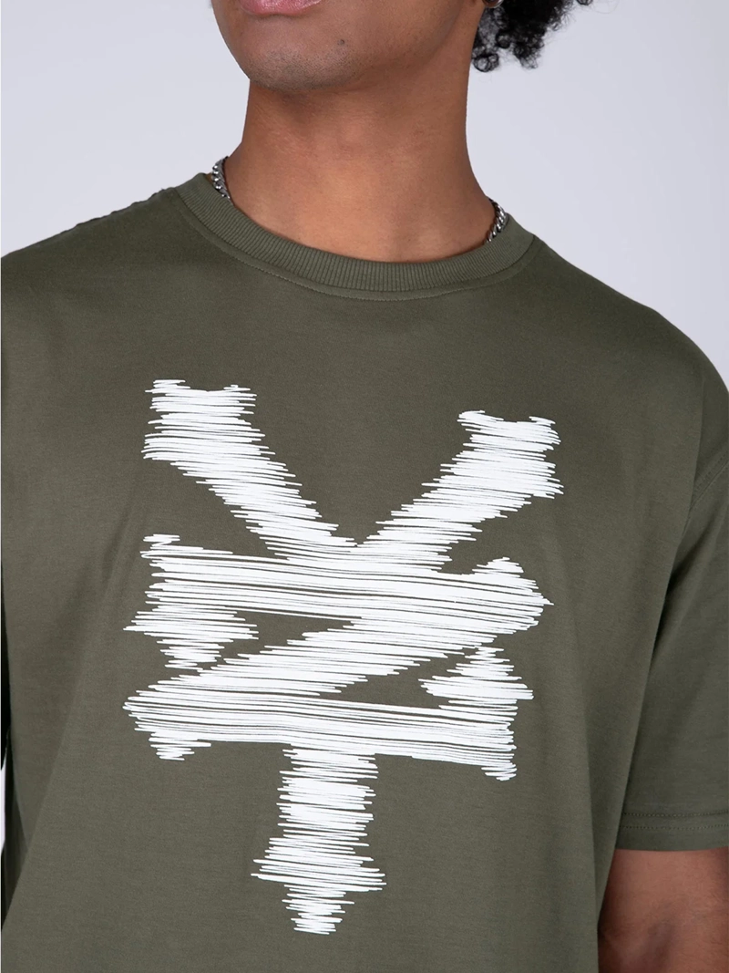 POLERA HOMBRE ZOO YORK HATCHED MANGA CORTA - 3