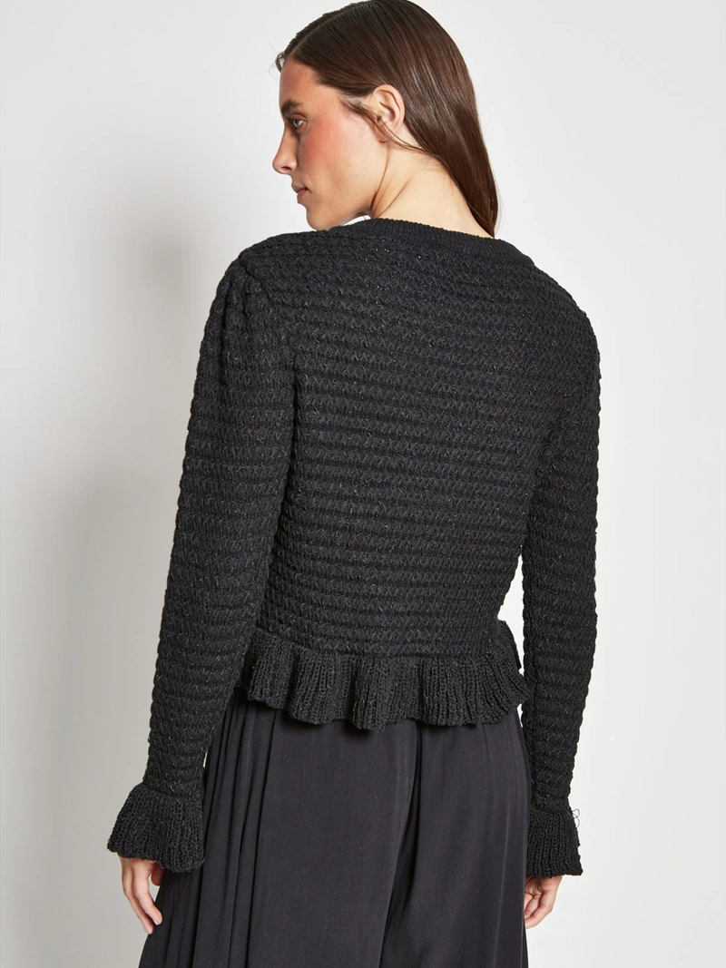 SWEATER MUJER MARQUIS RUFFLES CUELLO - 2