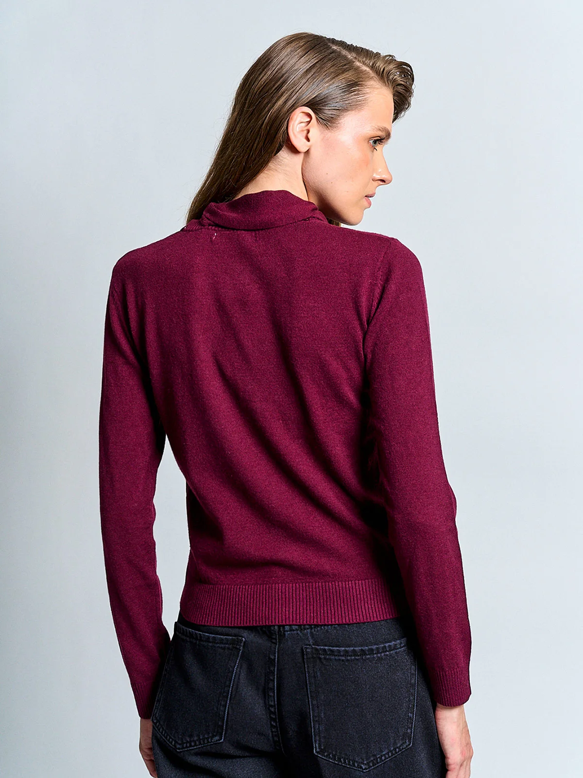 CARDIGAN MUJER MARQUIS CON PAÑUELO - 2