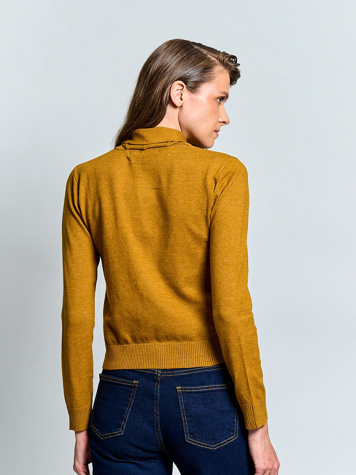 CARDIGAN MUJER MARQUIS CON PAÑUELO - 2