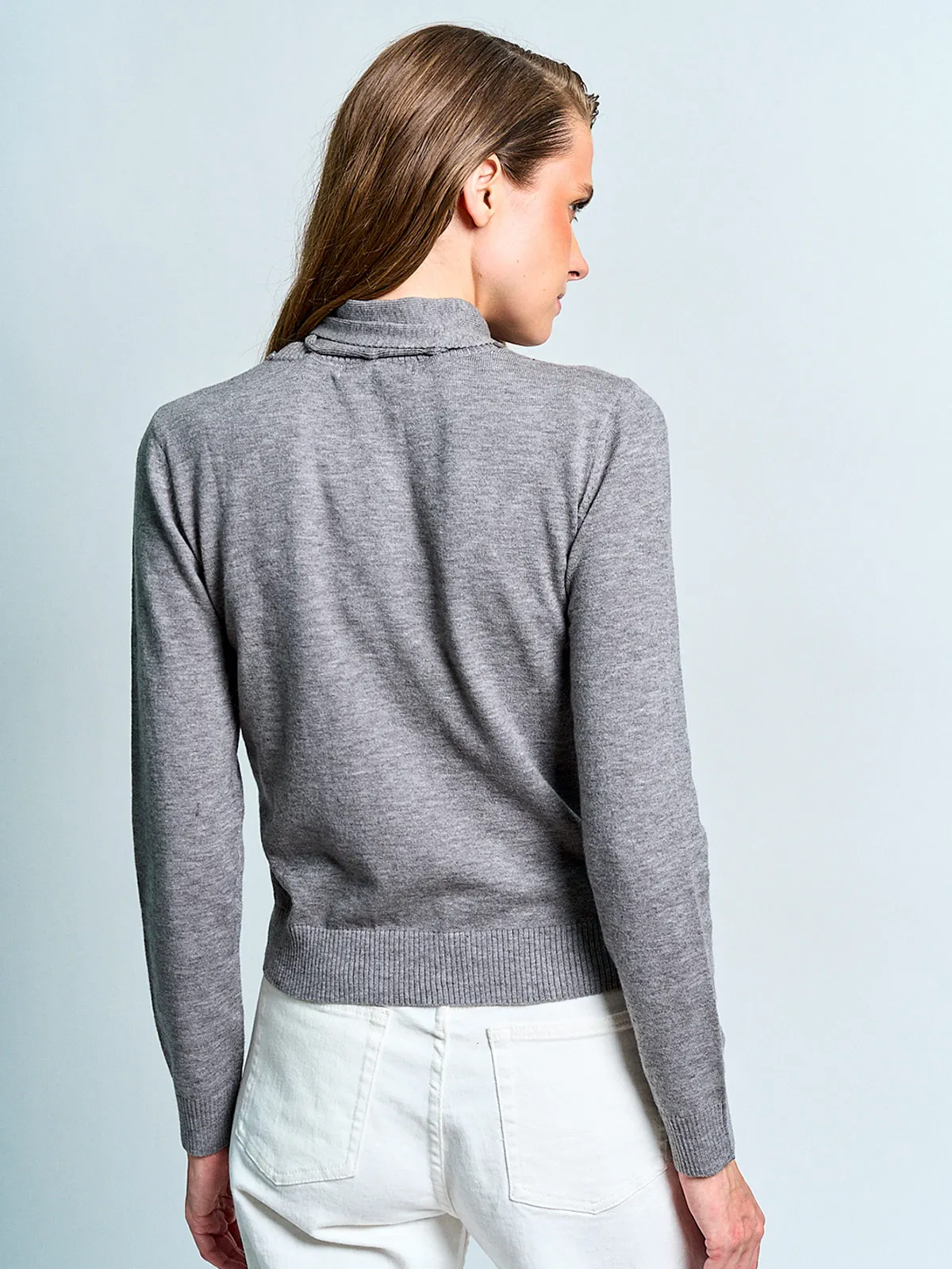 CARDIGAN MUJER MARQUIS CON PAÑUELO - 2