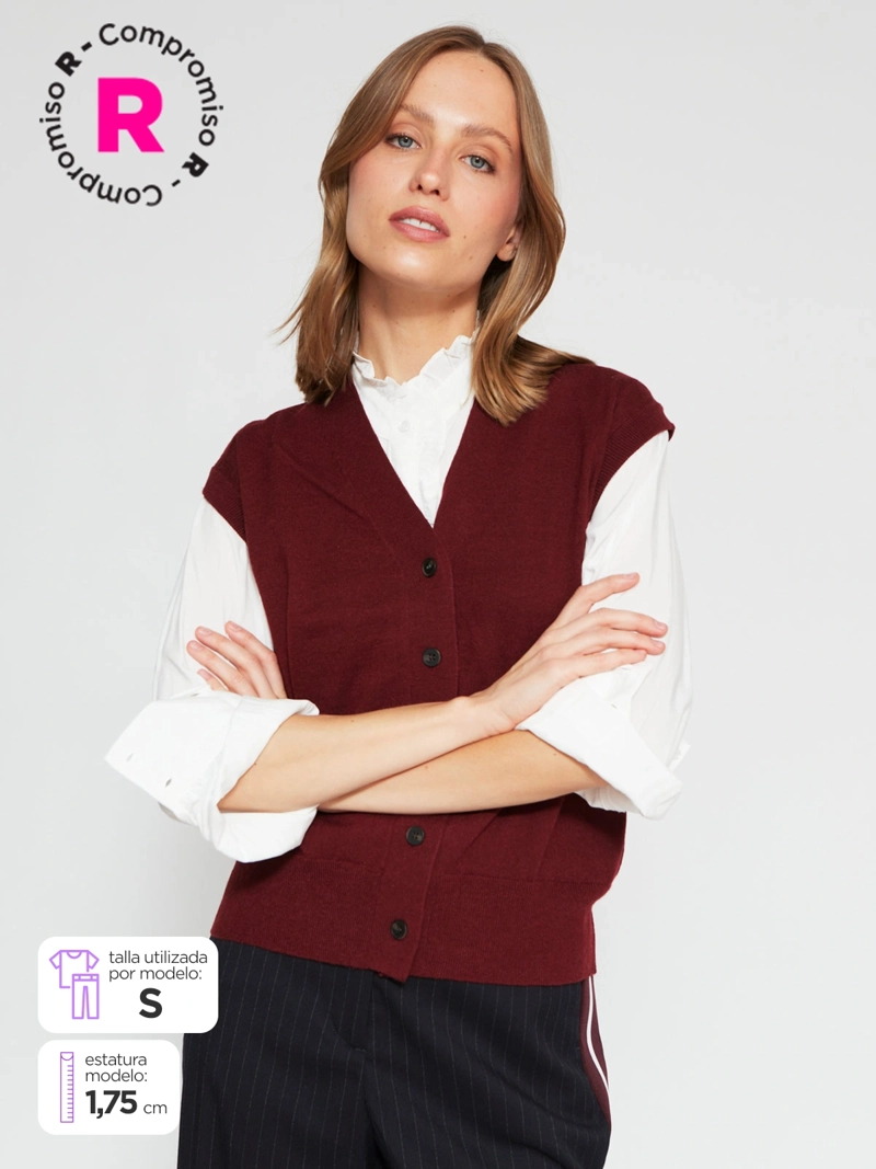 SWEATER MUJER MARQUIS SIN MANGAS - 1