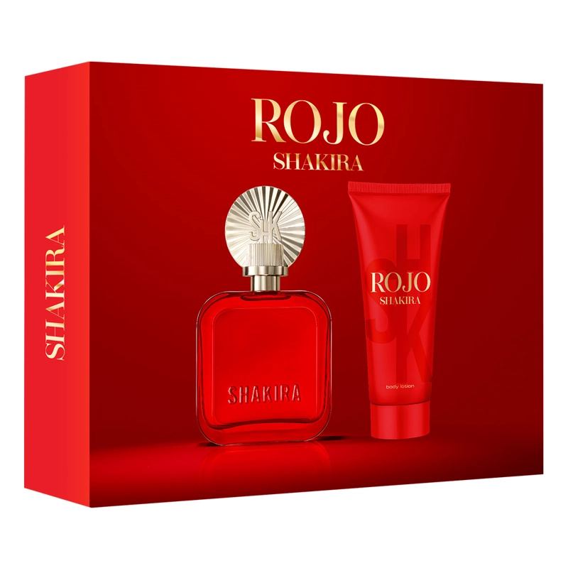 PERFUME SHAKIRA ROJO MUJER EDP 80 ML + LOCIÓN CORPORAL - 1