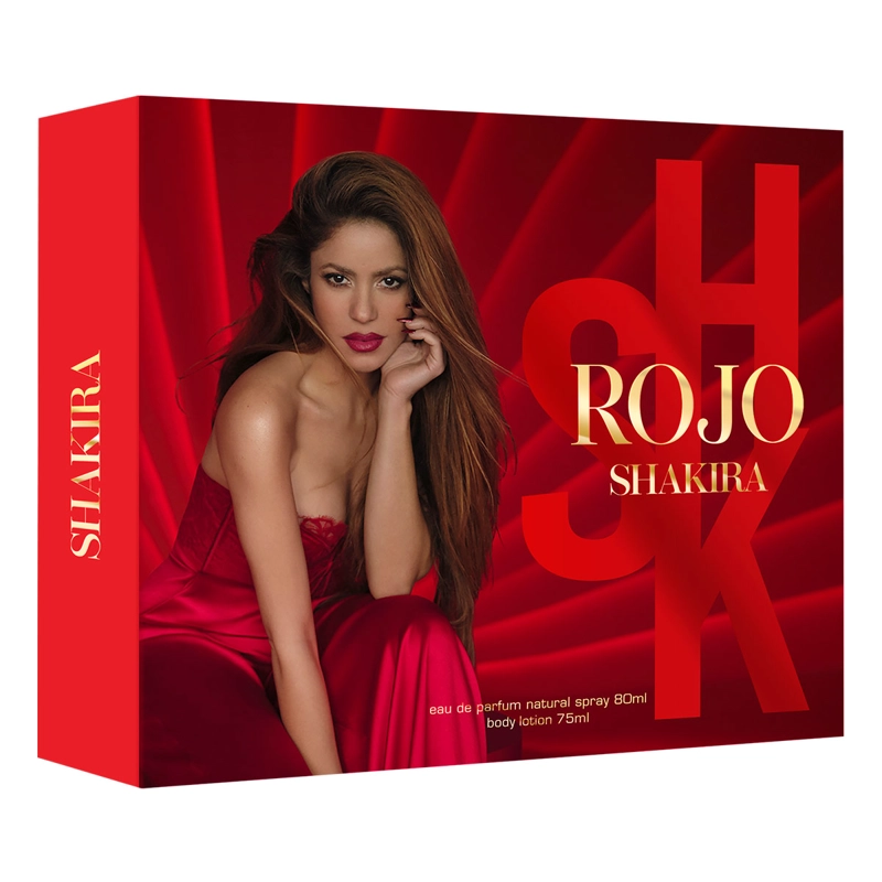 PERFUME SHAKIRA ROJO MUJER EDP 80 ML + LOCIÓN CORPORAL - 2