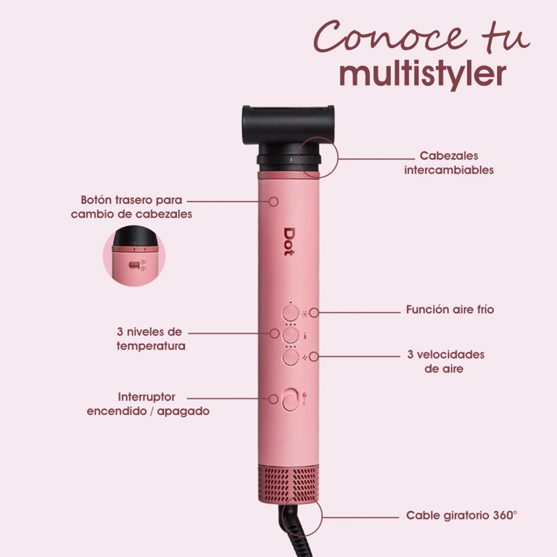 SECADOR DE PELO DOT MULTISTYLER 7 EN 1 DT-003 - 7