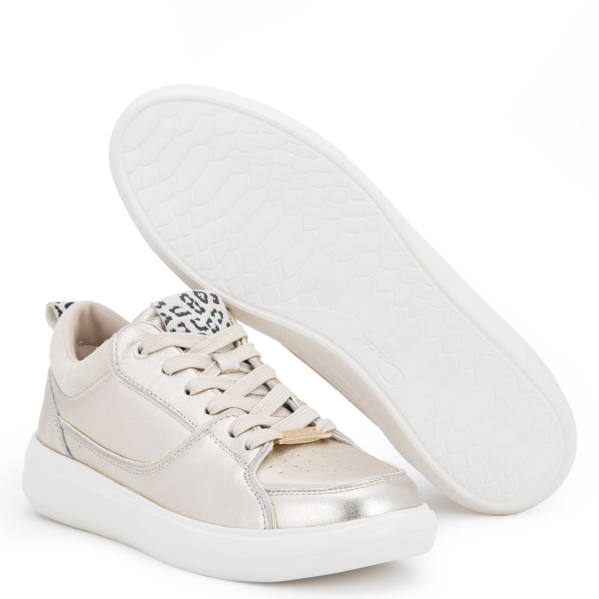 ZAPATILLAS MUJER GACEL CASUALES DORADO ROSALIA CUERO - 5