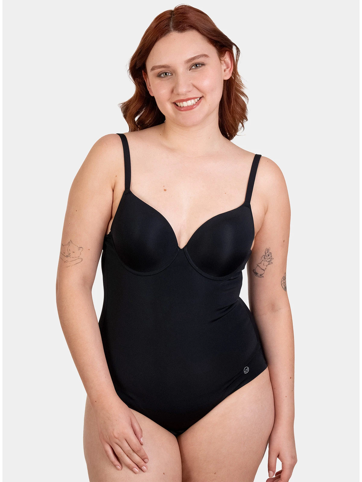 BODY PALMERS MICROFIBRA MODELADOR NEGRO - 1