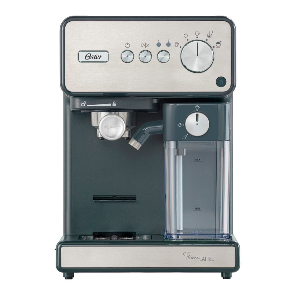 CAFETERA OSTER HIDROPRESIÓN PRIMA LATTE SILVER BVSTEM6604SS-052