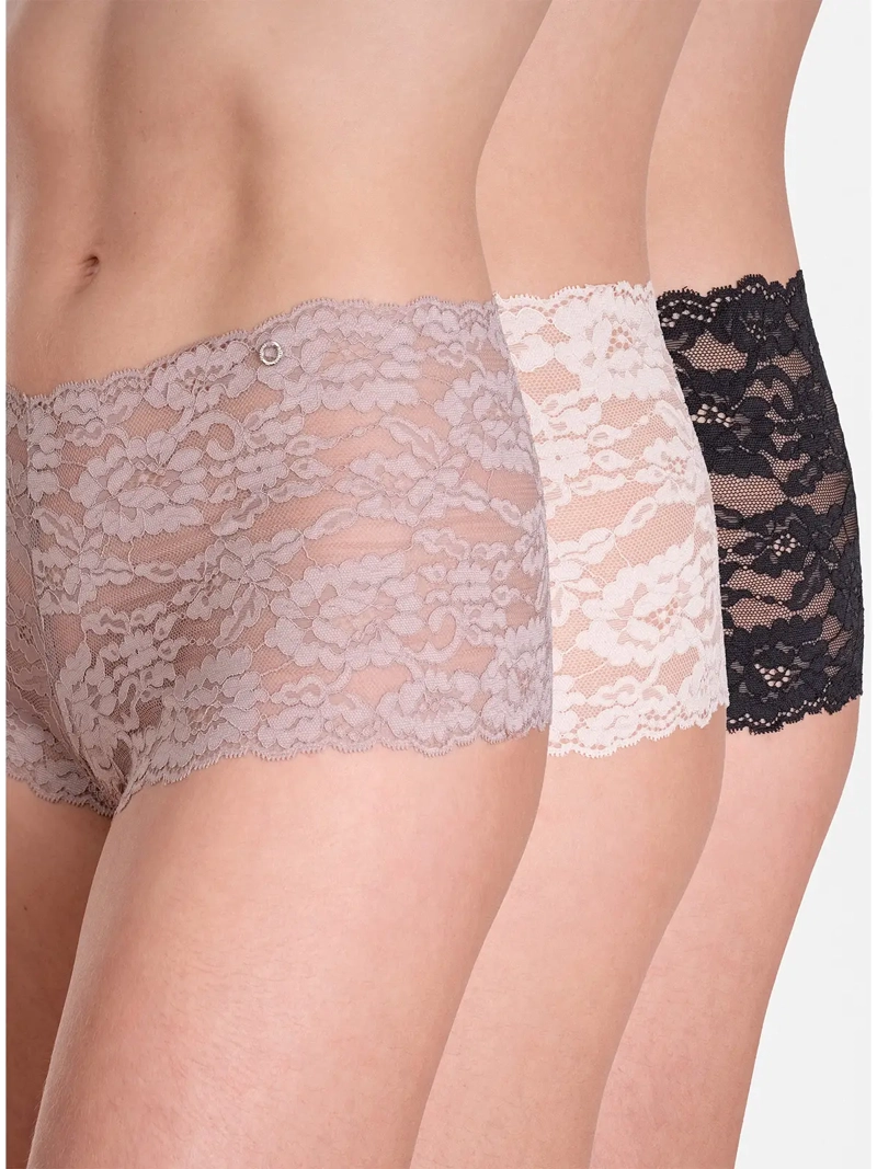 CALZÓN PALMERS PACK X3 ENCAJE PANTALETA - 1