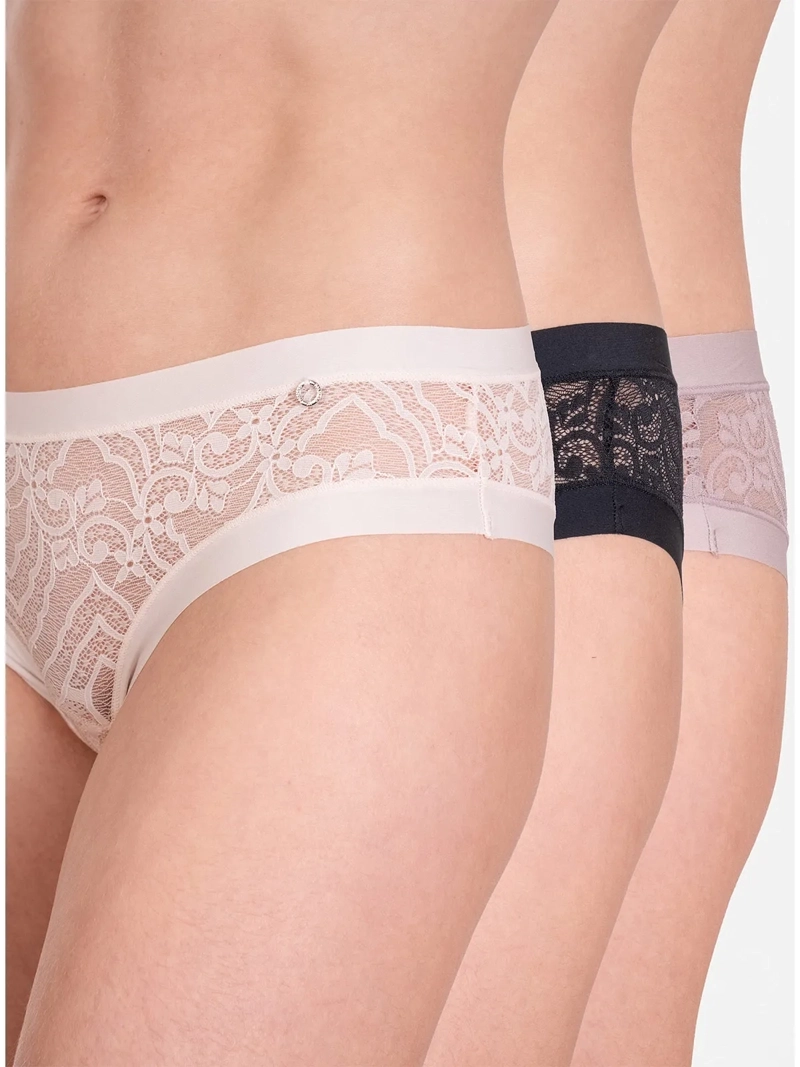CALZÓN PALMERS PACK X3 ENCAJE PANTALETA - 1
