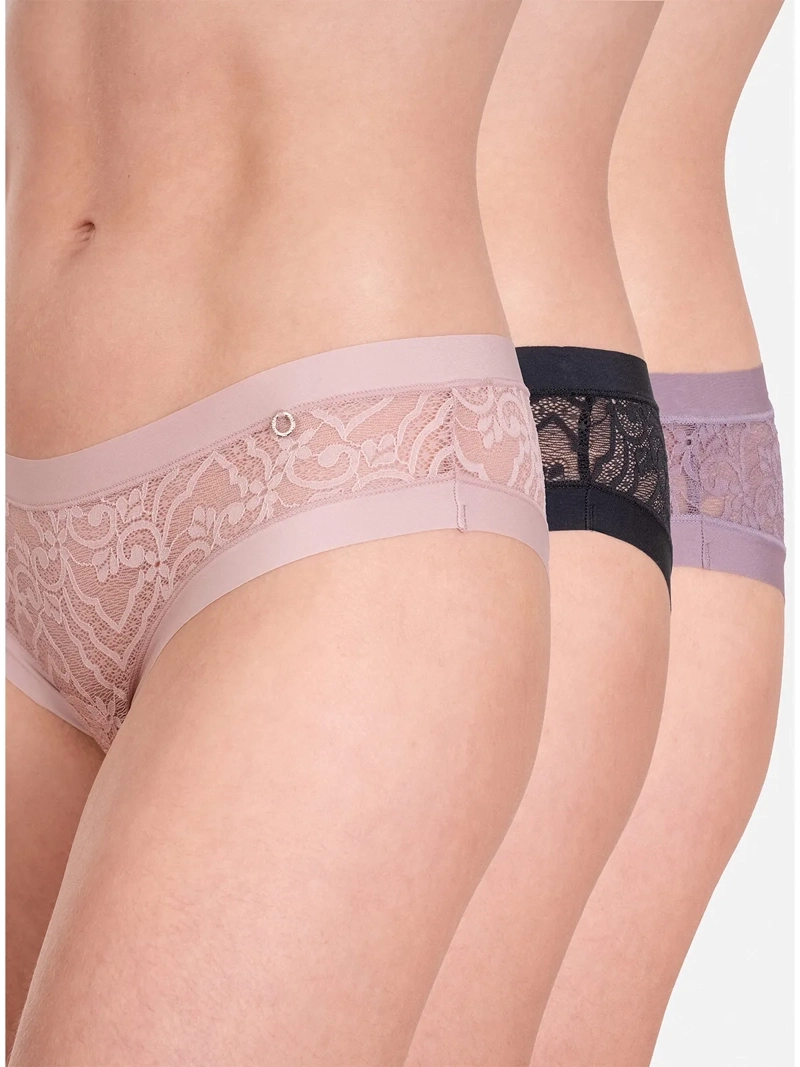 CALZÓN PALMERS PACK X3 ENCAJE PANTALETA - 1