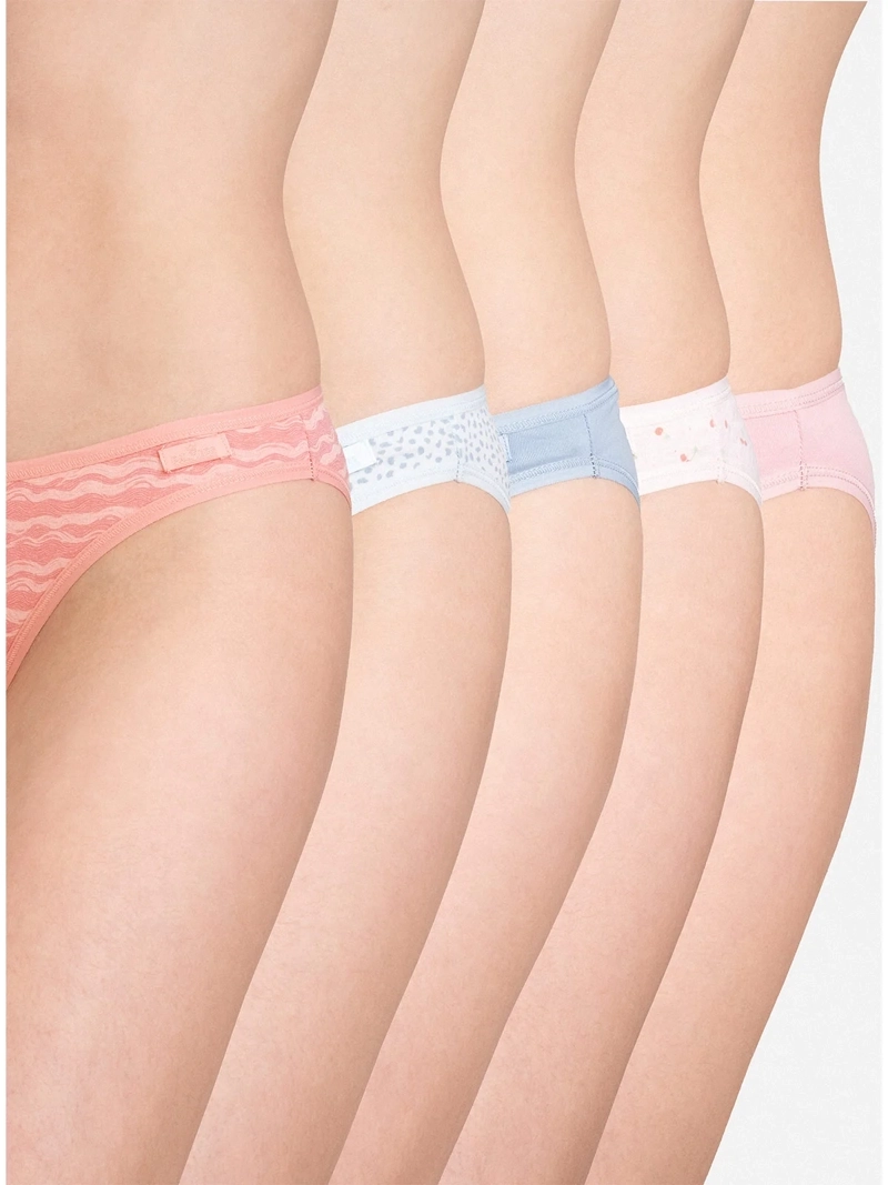 CALZÓN PALMERS PACK X5 ALGODÓN BIKINI - 1
