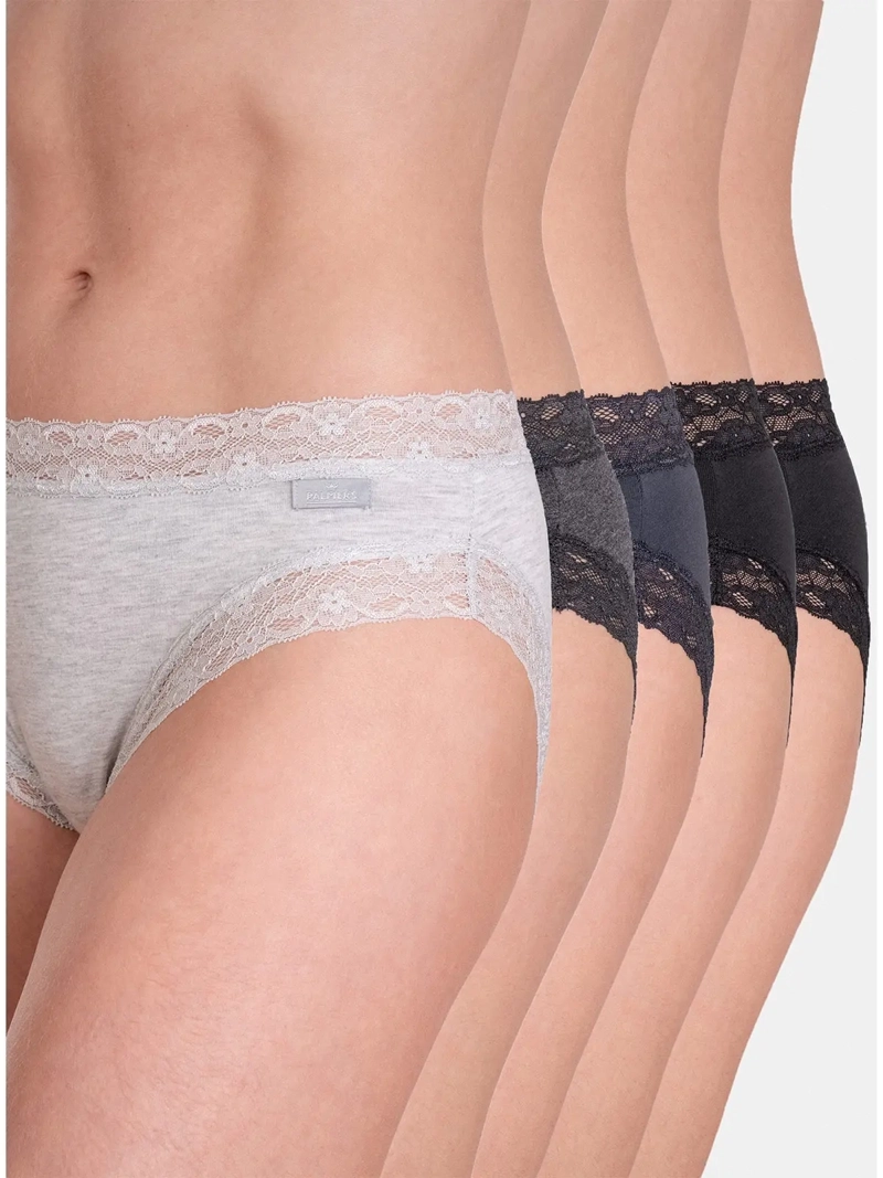 CALZÓN PALMERS PACK X5 ALGODÓN ENCAJE BIKINI - 1