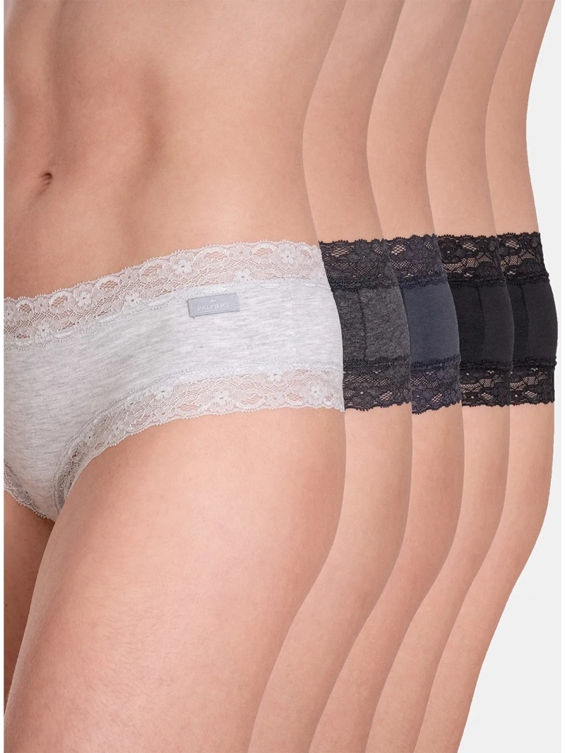 CALZÓN PALMERS PACK X5 ALGODÓN ENCAJE CULOTTE - 1