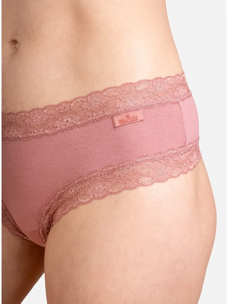 CALZÓN PALMERS PACK X5 ALGODÓN ENCAJE CULOTTE - 4