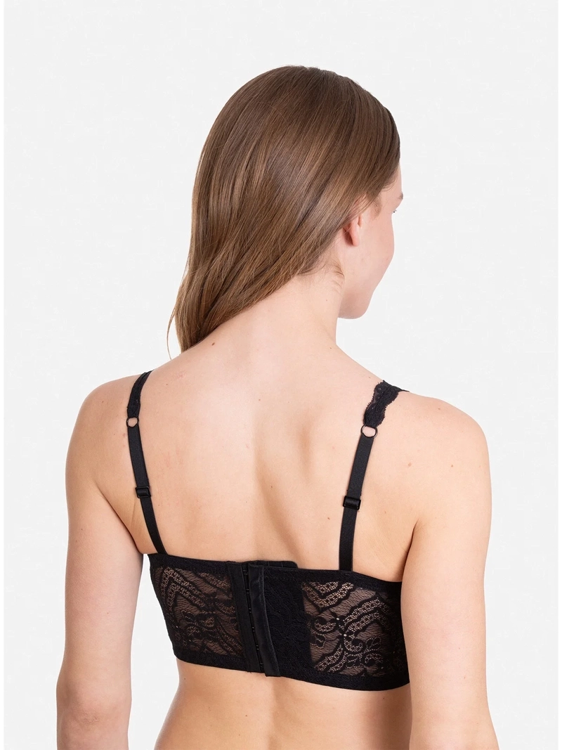 BRALETTE PALMERS ENCAJE CON ARCO Y COPA - 3