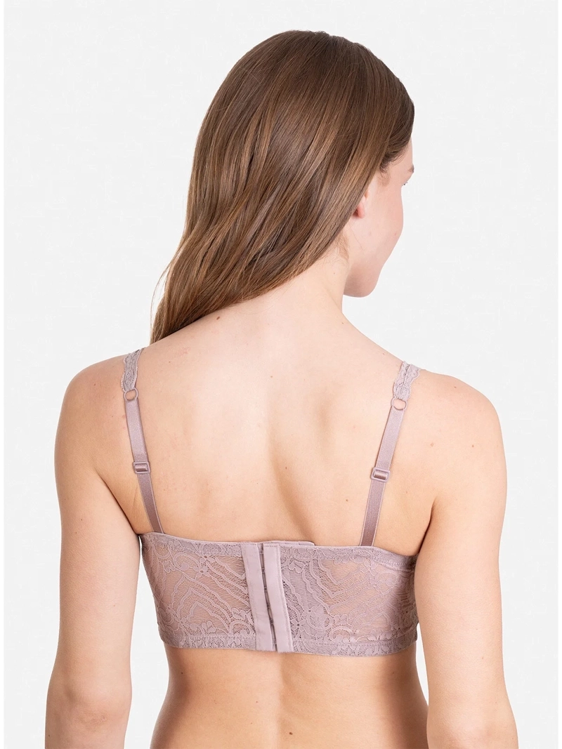 BRALETTE PALMERS ENCAJE CON ARCO Y COPA - 3