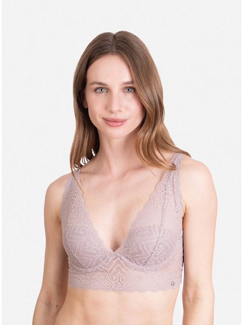 BRALETTE PALMERS ENCAJE CON ARCO Y COPA - 1