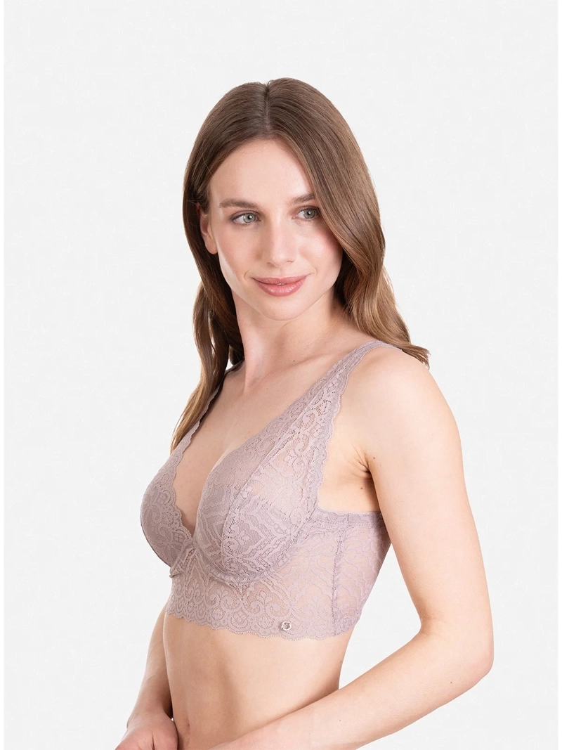 BRALETTE PALMERS ENCAJE CON ARCO Y COPA - 2