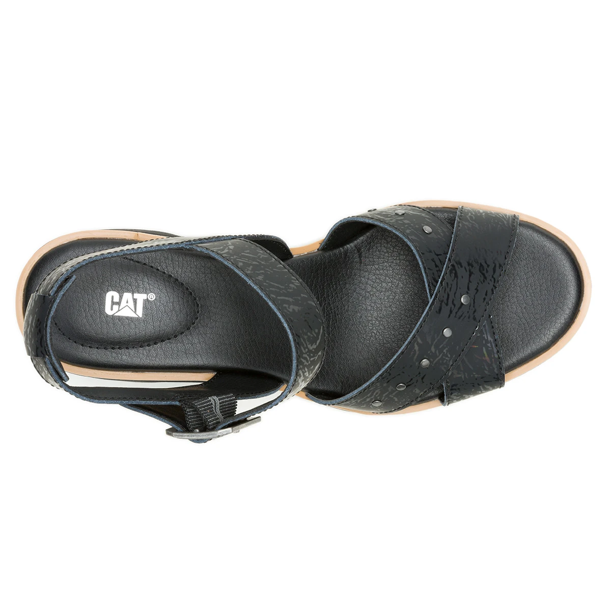 SANDALIAS MUJER CATERPILLAR NEGRO SKYWATCHER CUERO - 5
