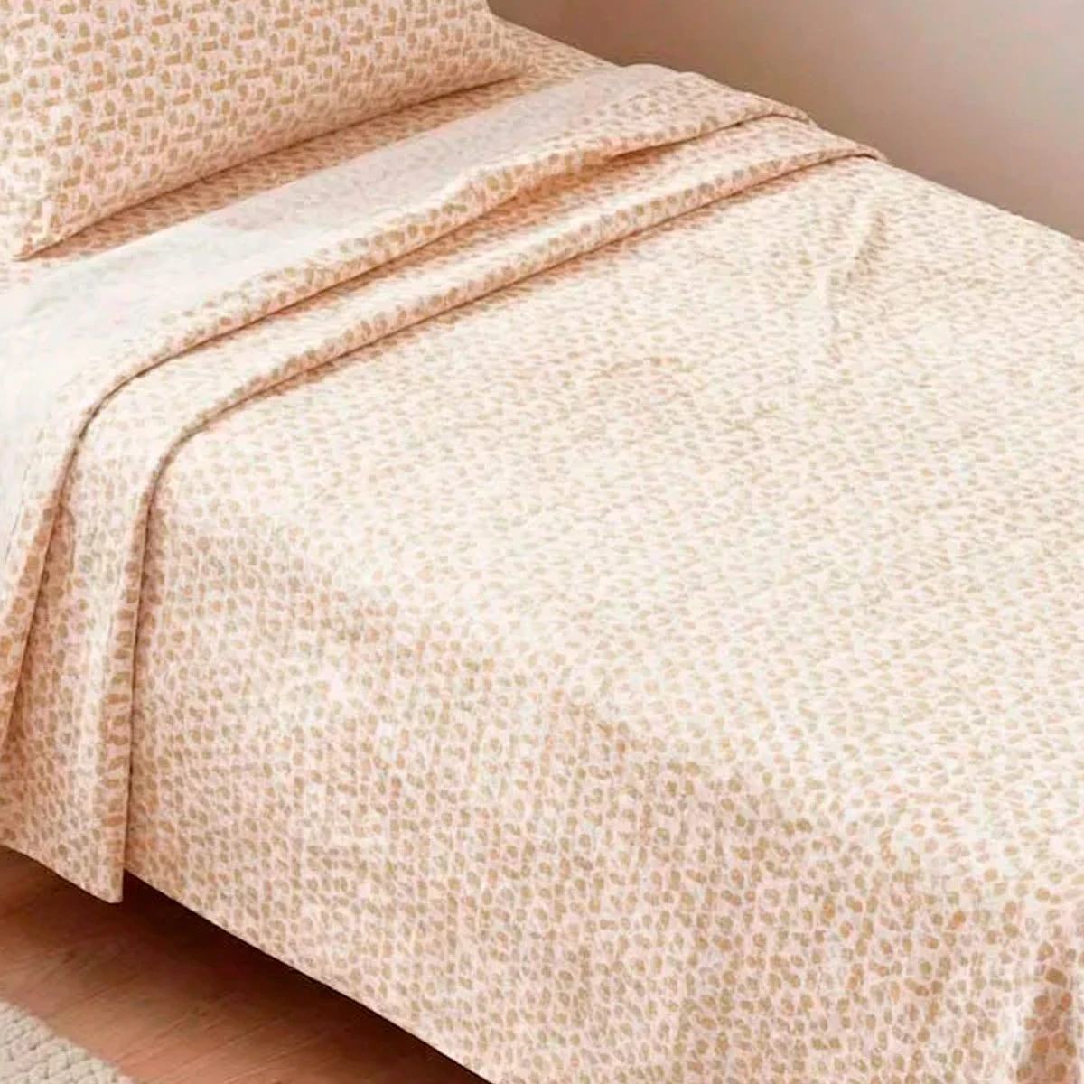 JUEGO DE SÁBANAS RIPLEY HOME ESTAMPADA 1.5 PLAZAS CAPIBARA NARANJO - 2