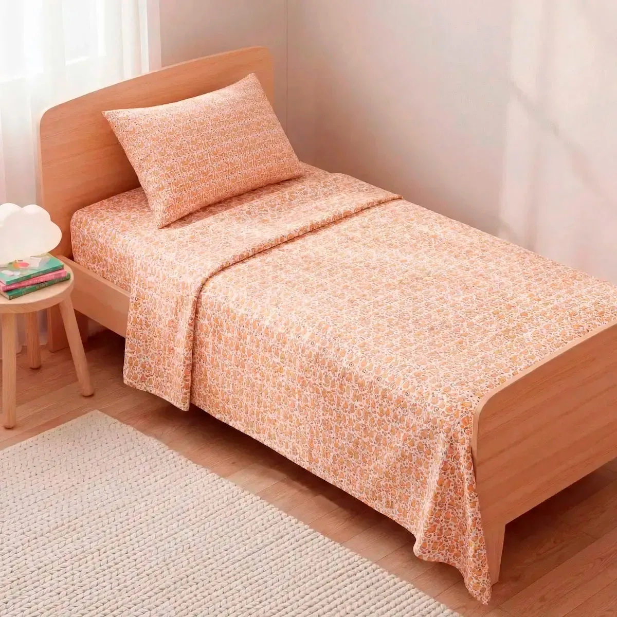 JUEGO DE SÁBANAS RIPLEY HOME GATITOS HEART 1.5 PLAZAS - 1