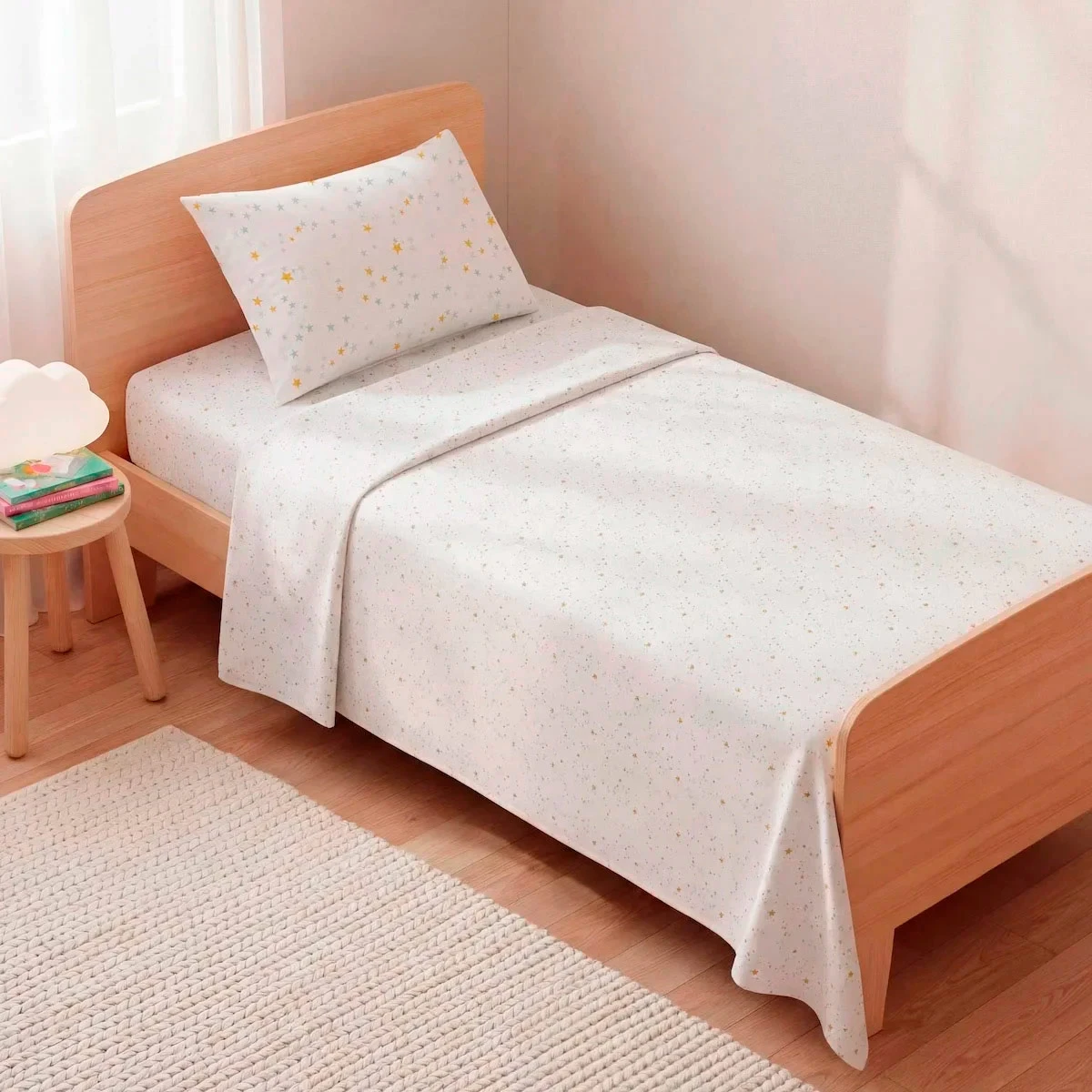 JUEGO DE SÁBANAS RIPLEY HOME PERRITOS STARS 1.5 PLAZAS - 1