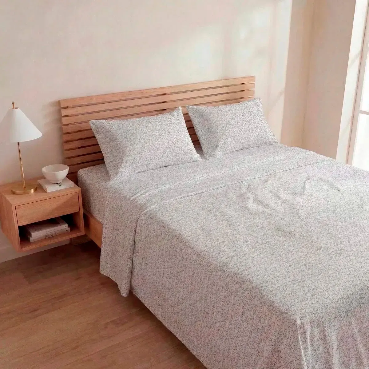 SET SAB EST 144 HILOS 1.5PL FLOR TAUPE - 1