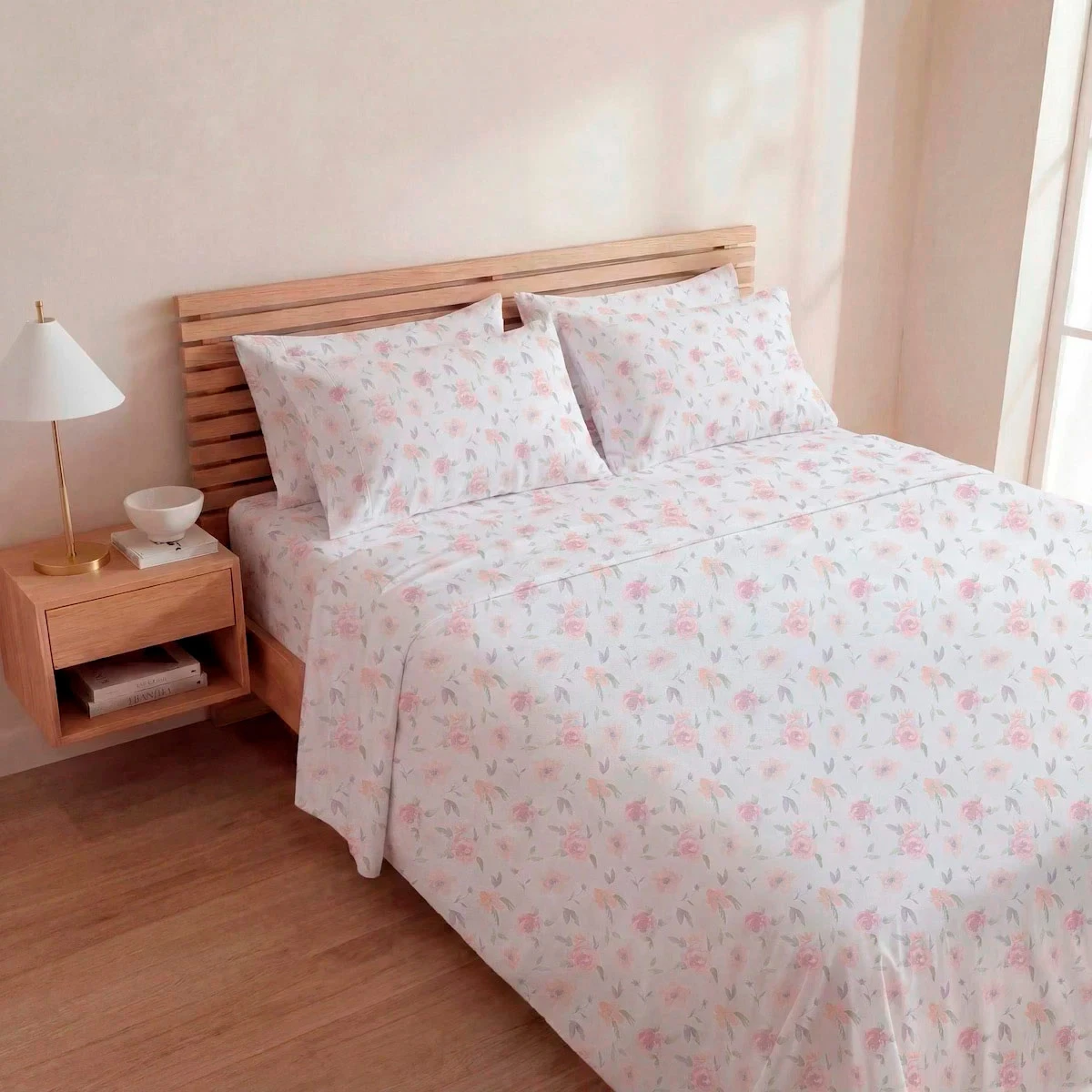 SET SAB EST 180 HILOS 1.5PL FLORES ACUALERA - 1