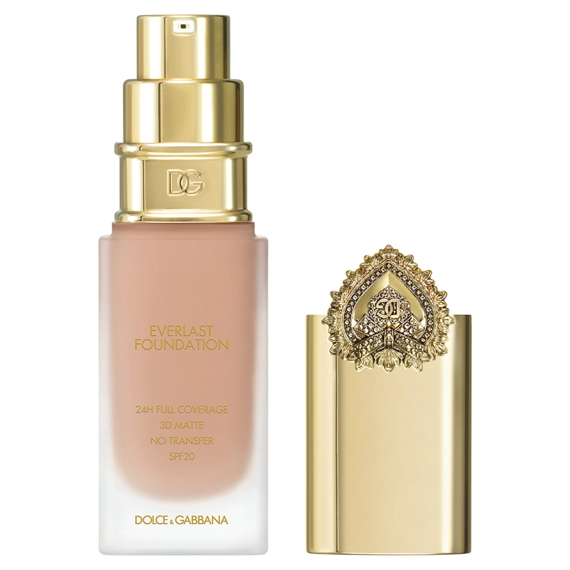 BASE DE MAQUILLAJE DOLCE&GABBANA EVERLAST FOUNDATION 24H COBERTURA TOTAL 3D SPF20 27 ML - 2
