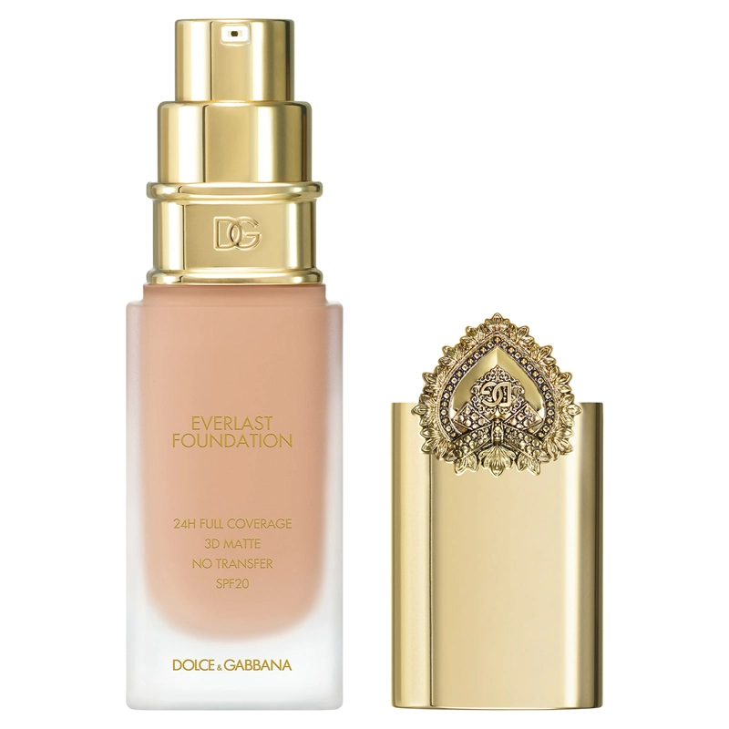 BASE DE MAQUILLAJE DOLCE&GABBANA EVERLAST FOUNDATION 24H COBERTURA TOTAL 3D SPF20 27 ML - 2