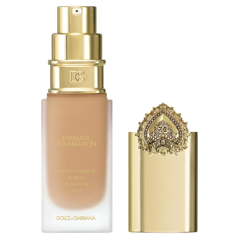 BASE DE MAQUILLAJE DOLCE&GABBANA EVERLAST FOUNDATION 24H COBERTURA TOTAL 3D SPF20 27 ML - 2