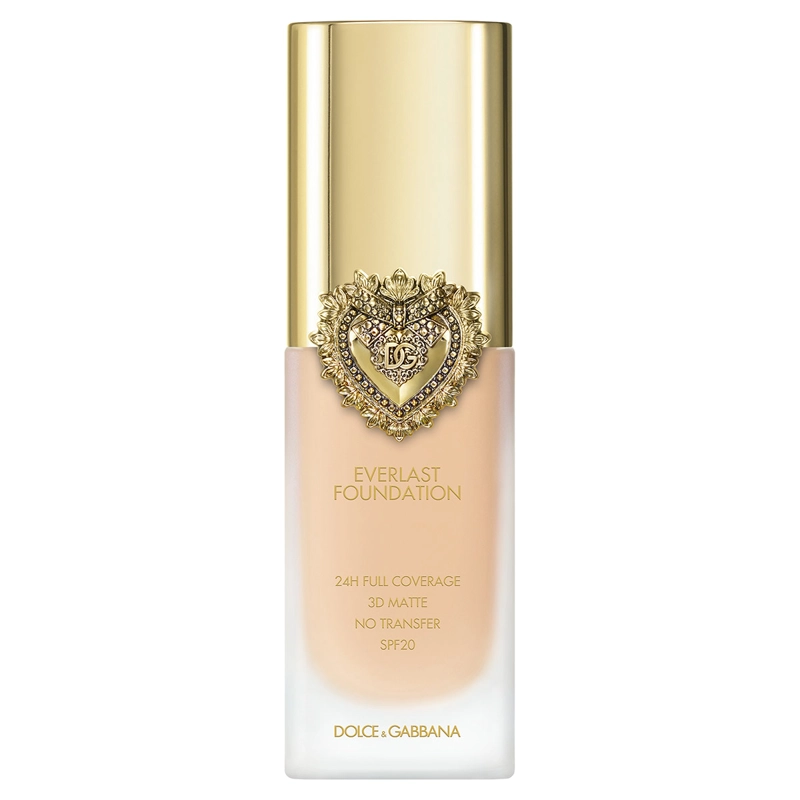 BASE DE MAQUILLAJE DOLCE&GABBANA EVERLAST FOUNDATION 24H COBERTURA TOTAL 3D SPF20 27 ML - 1