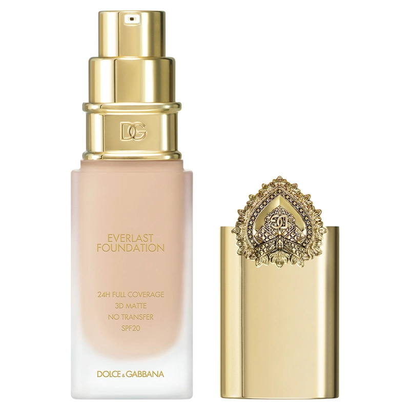 BASE DE MAQUILLAJE DOLCE&GABBANA EVERLAST FOUNDATION 24H COBERTURA TOTAL 3D SPF20 27 ML - 2