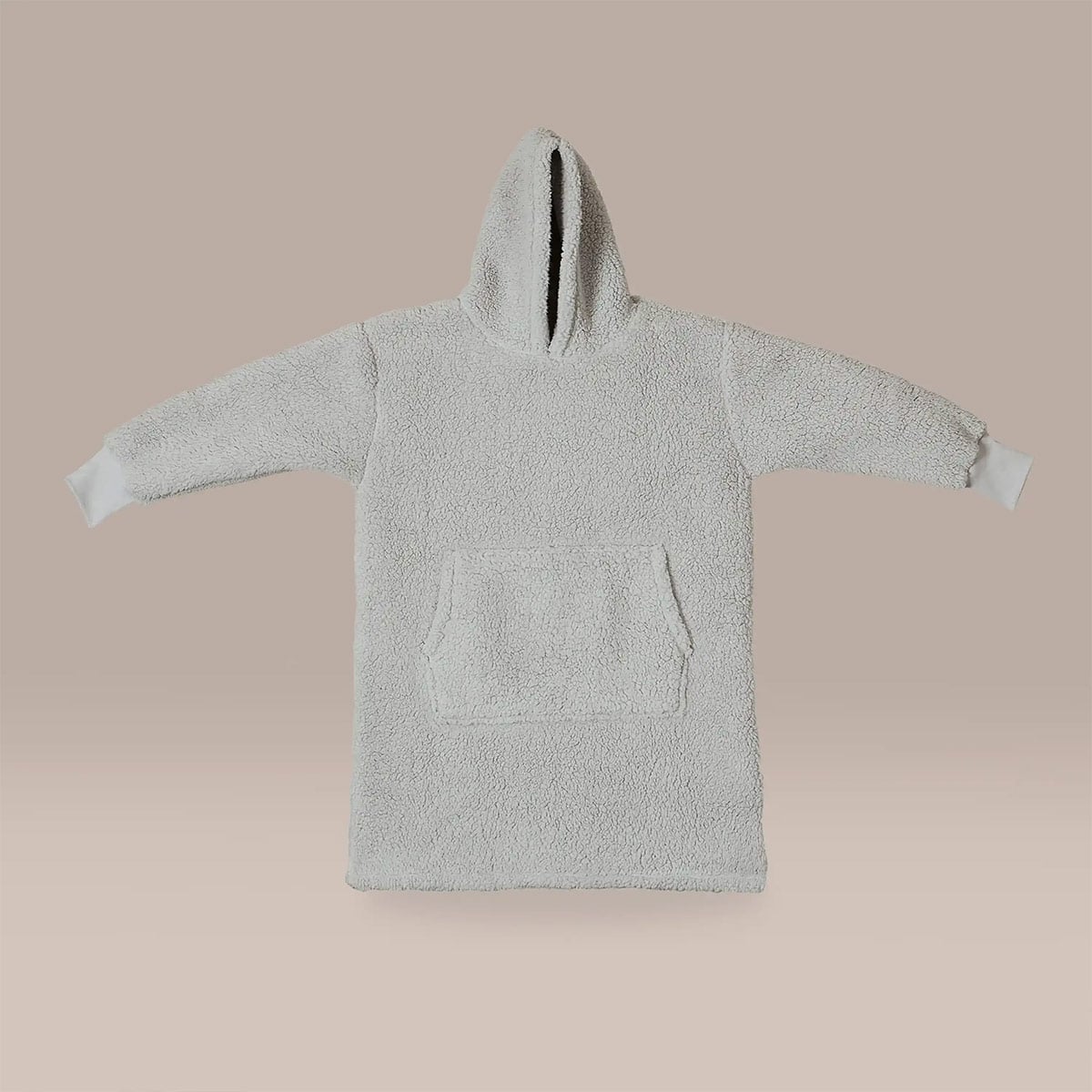 MANTA HOODIE RIPLEY HOME SHERPA ADULTO GRIS - 1