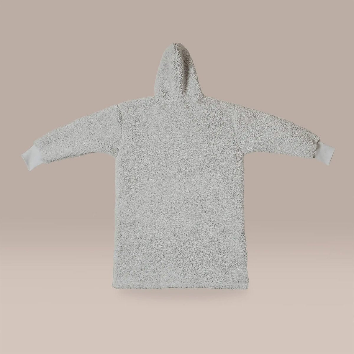 MANTA HOODIE RIPLEY HOME SHERPA ADULTO GRIS - 2