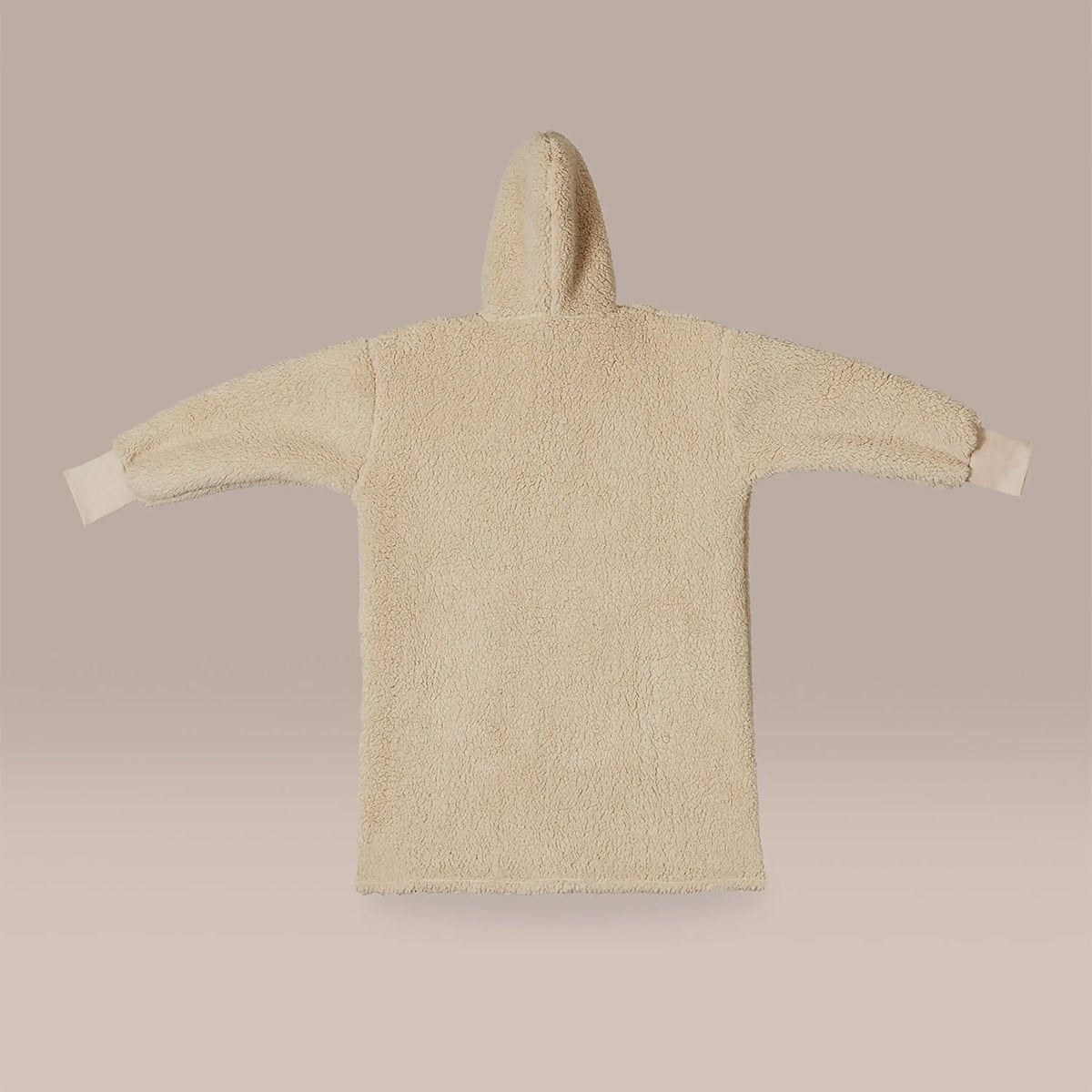 MANTA HOODIE RIPLEY HOME SHERPA ADULTO TAUPE - 2