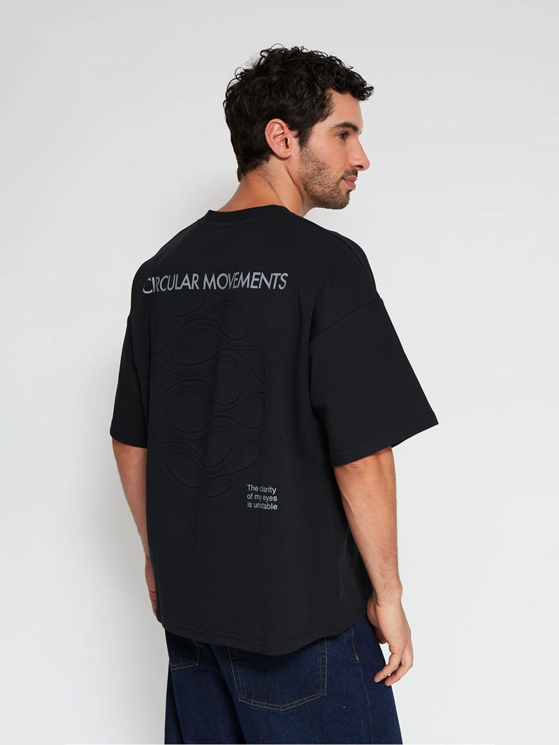 POLERA HOMBRE INDEX ALGODÓN MANGA CORTA BOXY FIT - 2