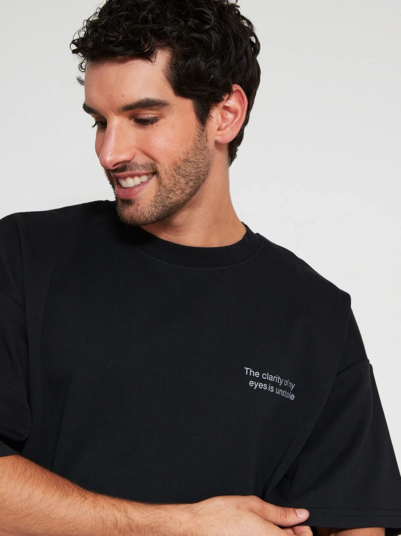 POLERA HOMBRE INDEX ALGODÓN MANGA CORTA BOXY FIT - 3