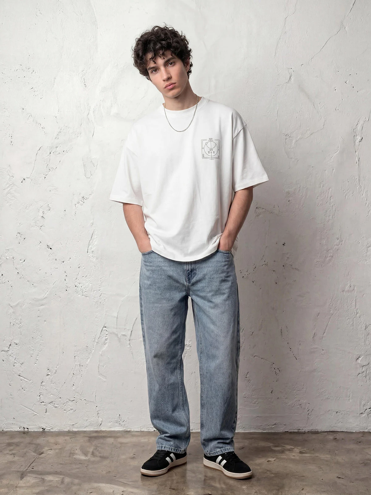 POLERA HOMBRE INDEX ALGODÓN MANGA CORTA BOXY FIT - 4