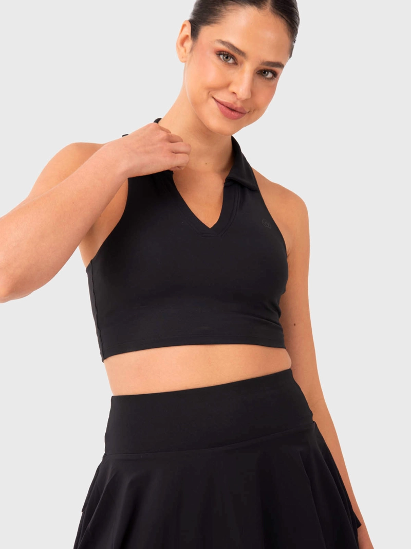 POLERA CROP MUJER BODY & SOUL POLO - 3