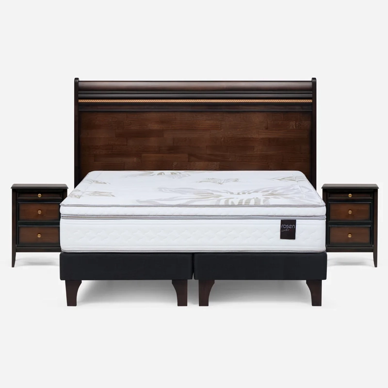 CAMA EUROPEA ROSEN ART 4 2 PLAZAS + SET OPERA II - 1