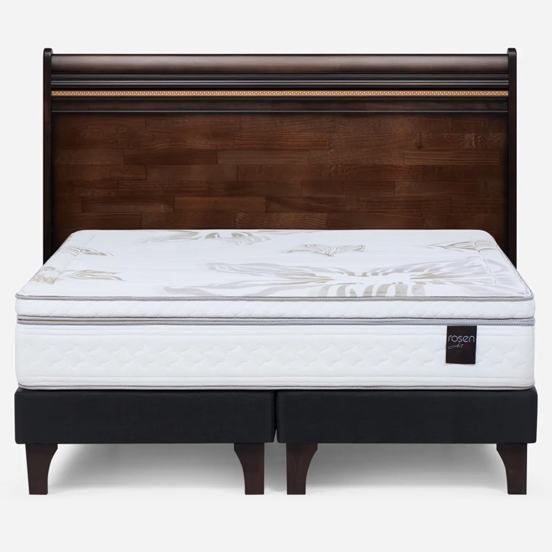 CAMA EUROPEA ROSEN ART 4 2 PLAZAS + RESPALDO OPERA II - 1