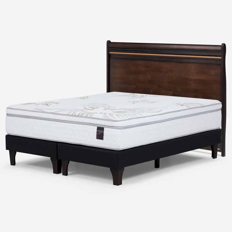 CAMA EUROPEA ROSEN ART 4 SÚPER KING + RESPALDO OPERA II - 2
