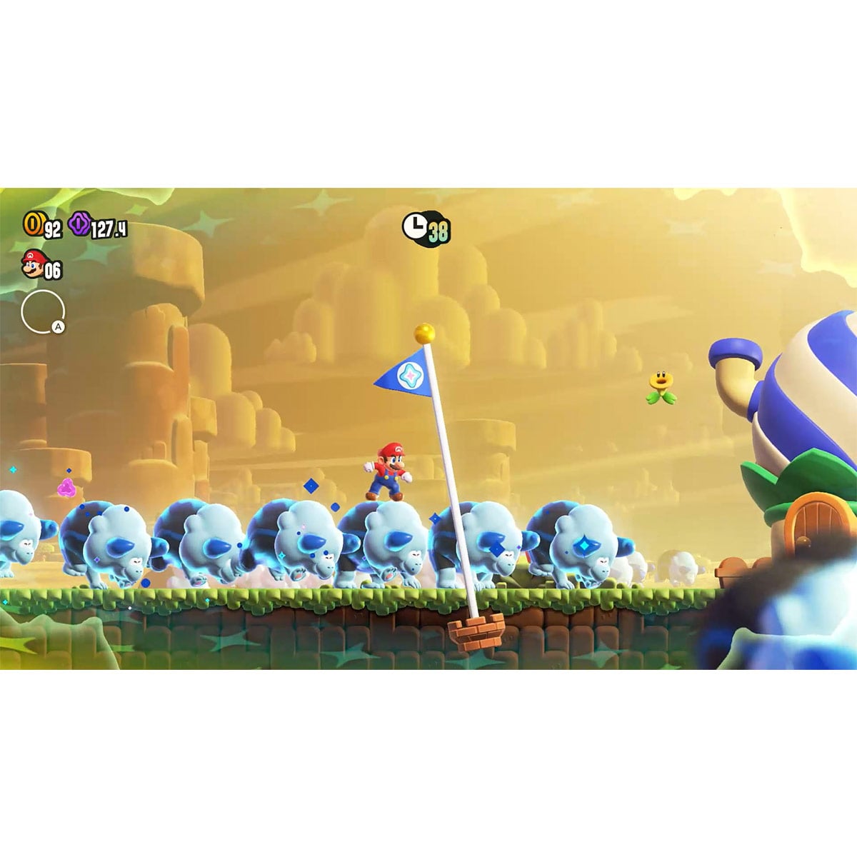 NINTENDO SWITCH OLED WHITE + SUPER MARIO WONDER - 7
