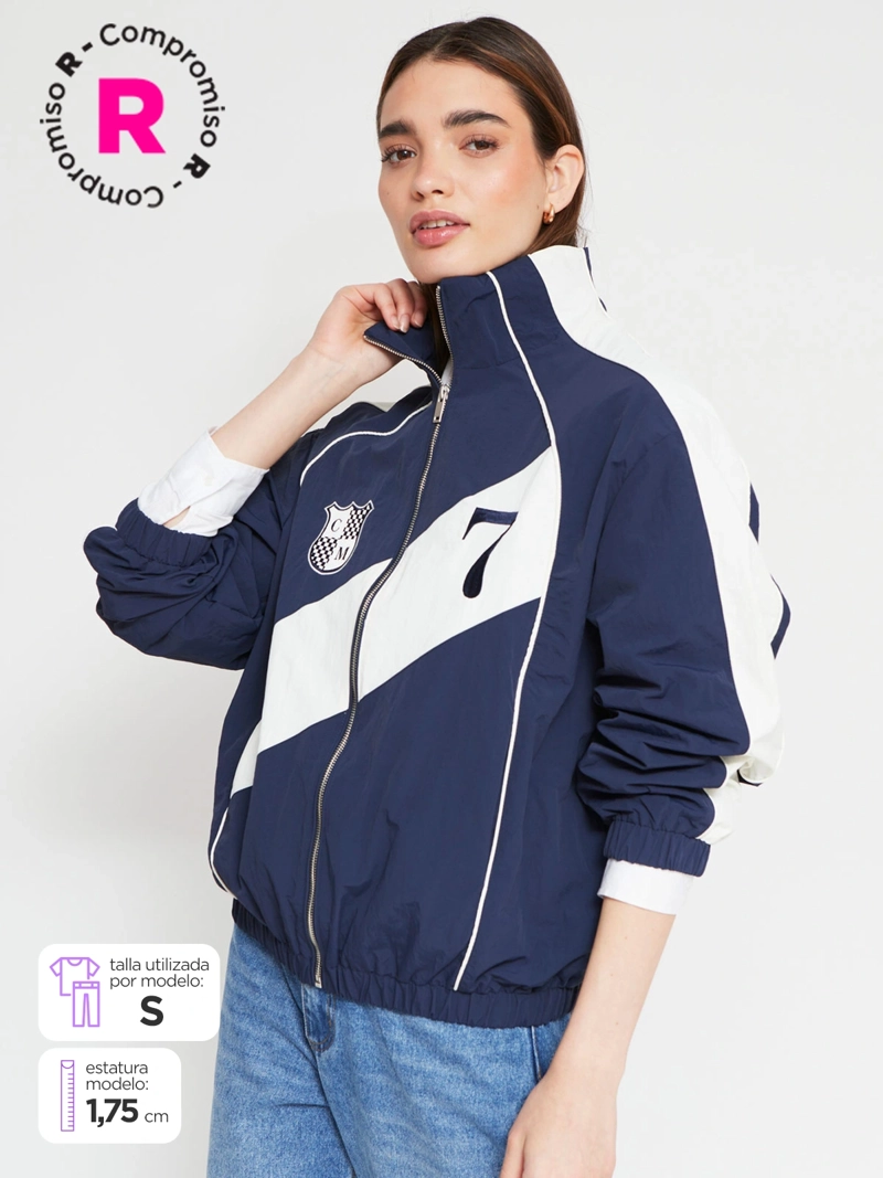 CHAQUETA MUJER INDEX CORTAVIENTO COLLEGE - 1