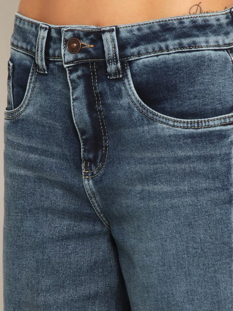 JEANS MUJER WADOS ALGODÓN WIDE LEG TIRO ALTO - 6