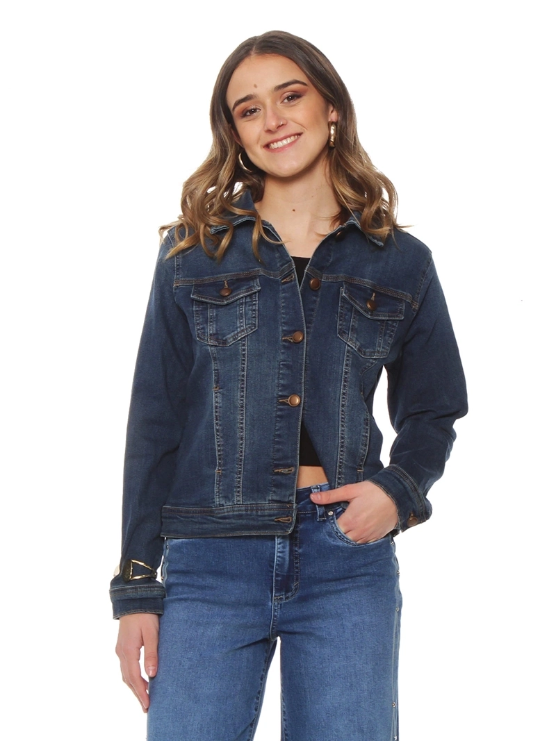 CHAQUETA MUJER WADOS ALGODÓN MANGA LARGA DENIM - 2