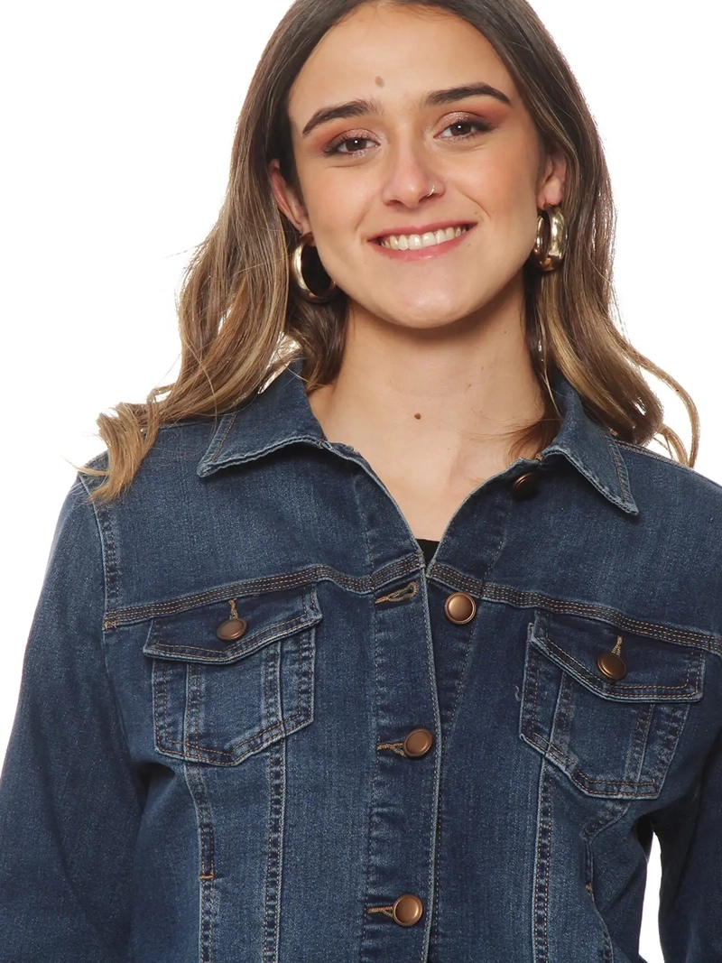 CHAQUETA MUJER WADOS ALGODÓN MANGA LARGA DENIM - 5